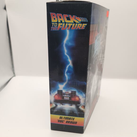Back To The Future Ultimate Doc Brown Action Figure New In Box NECA Reel Toys - Picture 4 of 7